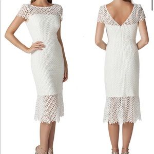 Stunning kay unger middi lace dress